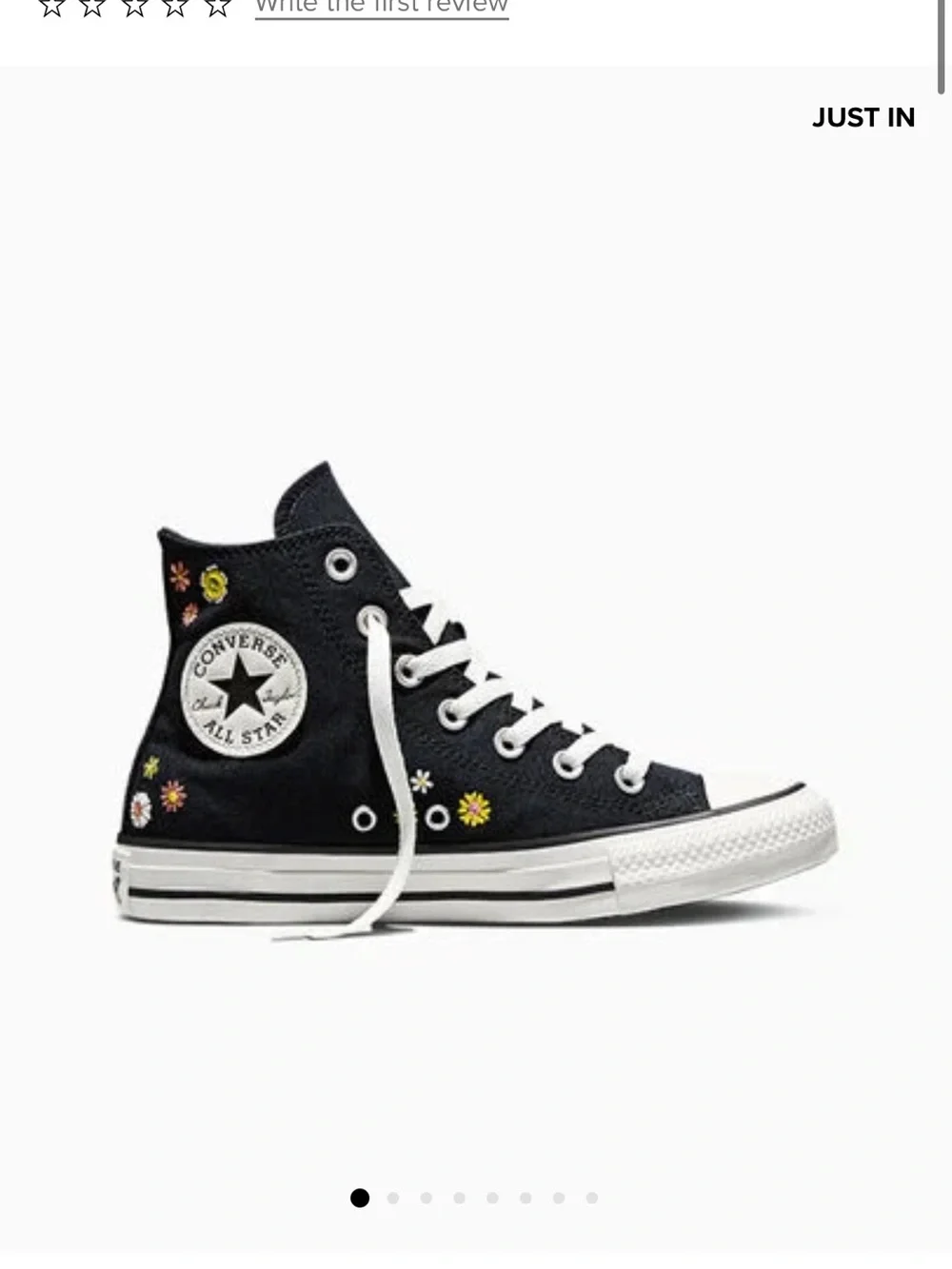 Converse Chuck Taylor all star embroidered florals women’s 5.5 NWT
